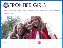 Tablet Screenshot of frontiergirlsclubs.com